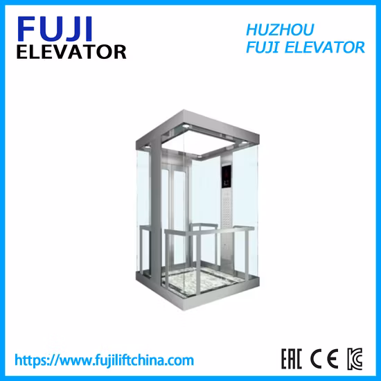 Vvvf Control de observación del hogar Elevador de mercancías para automóviles con sala de máquinas
