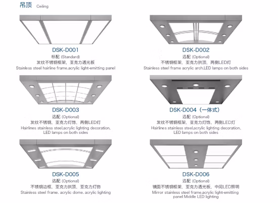 Hongmen cómodo ascensor de pasajeros de bajo ruido con sala de máquinas