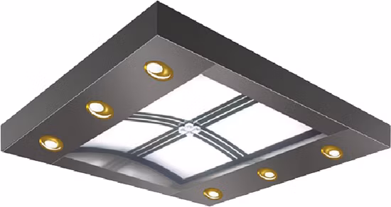 Vvvf Home Control Elevador de mercancías para automóviles con sala de máquinas